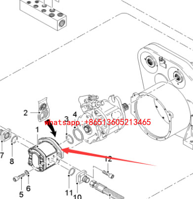 水泵驱动液压齿轮泵195102