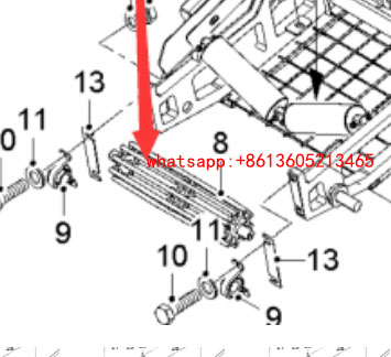 进口铣刨机输料带支撑辊2091