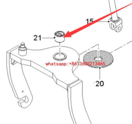 铣刨机输料带回转轴套24367